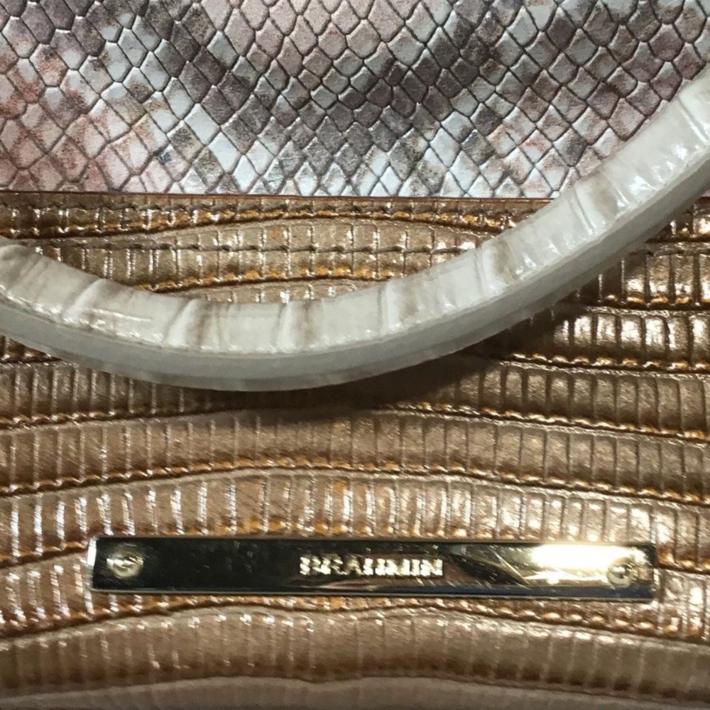 Women’s Brahmin Melbourne Tri-tone Print Satchel Bag - Picture 3 of 6